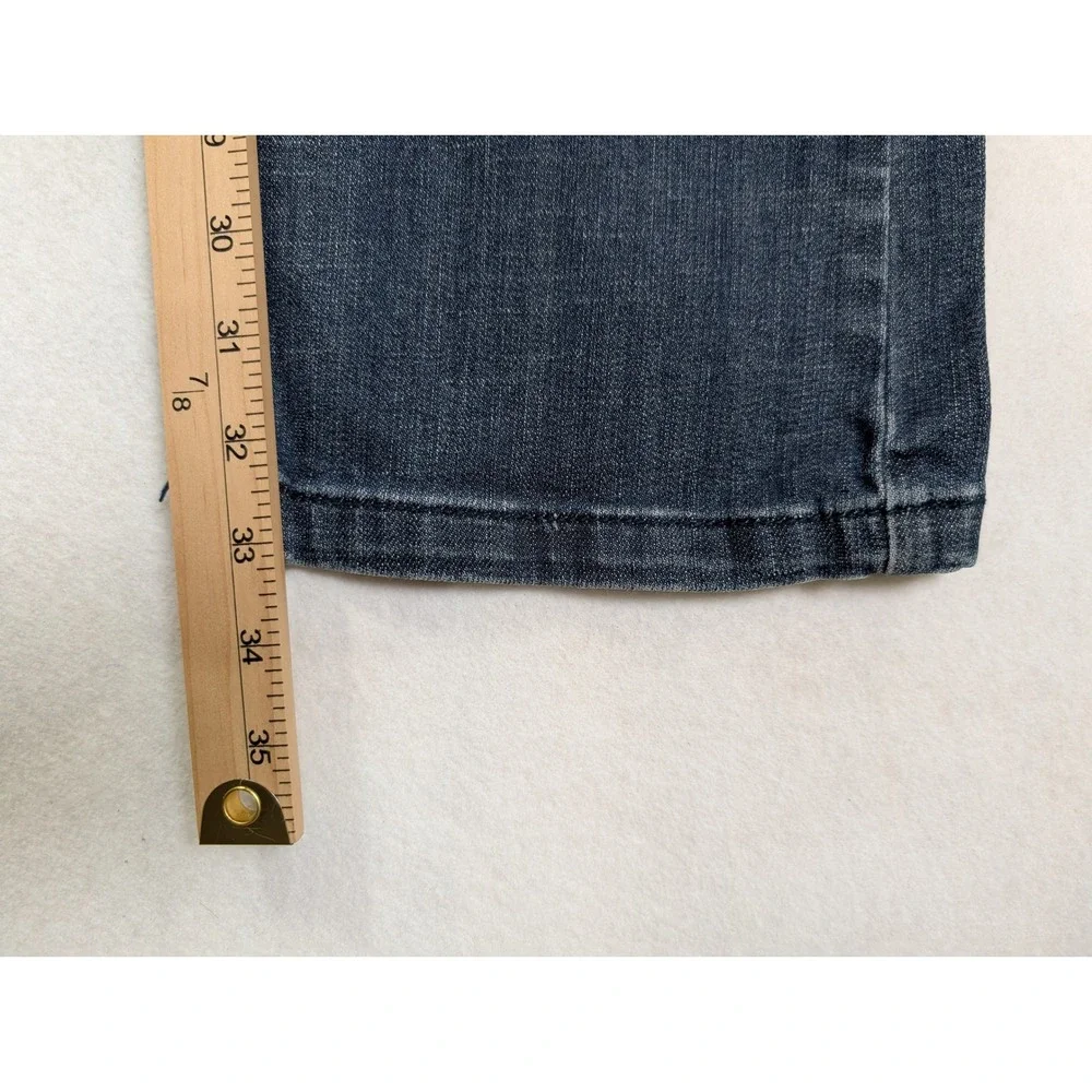 Stetson Womens‎ Jeans Hollywood Bootcut Size 4 Long 818 Blue